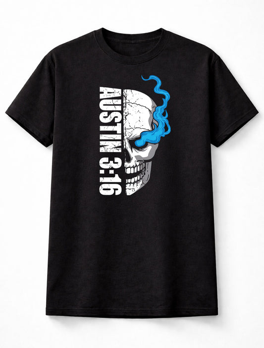 Austin 3:16 Skull Graphic Wrestling Adults & Kids Unisex T-Shirt