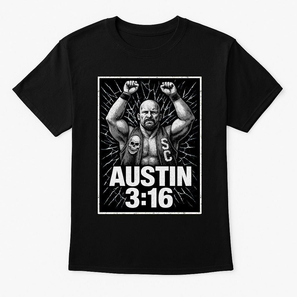 Stone Cold Steve Austin Austin 3:16 Skull Vest Unisex Adults & Kids T-Shirt