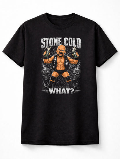 Stone Cold Austin 3:16 Skull Beer Smash Wrestling T-Shirt Cartoon Wrestler Graphic What Catchphrase Attitude Style Fan Tee Adults & Kids Unisex T-Shirt