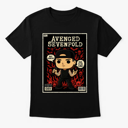 Avenged Sevenfold Bat Country Hard Rock Funko Pop Style Unisex T-Shirt