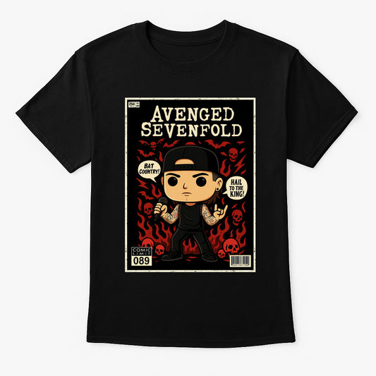 Avenged Sevenfold Bat Country Hard Rock Funko Pop Style Unisex T-Shirt