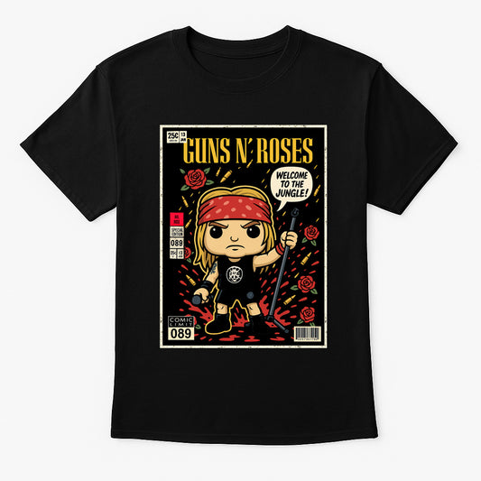 Guns N Roses Welcome To The Jungle Hard Rock Funko Pop Style Unisex T-Shirt