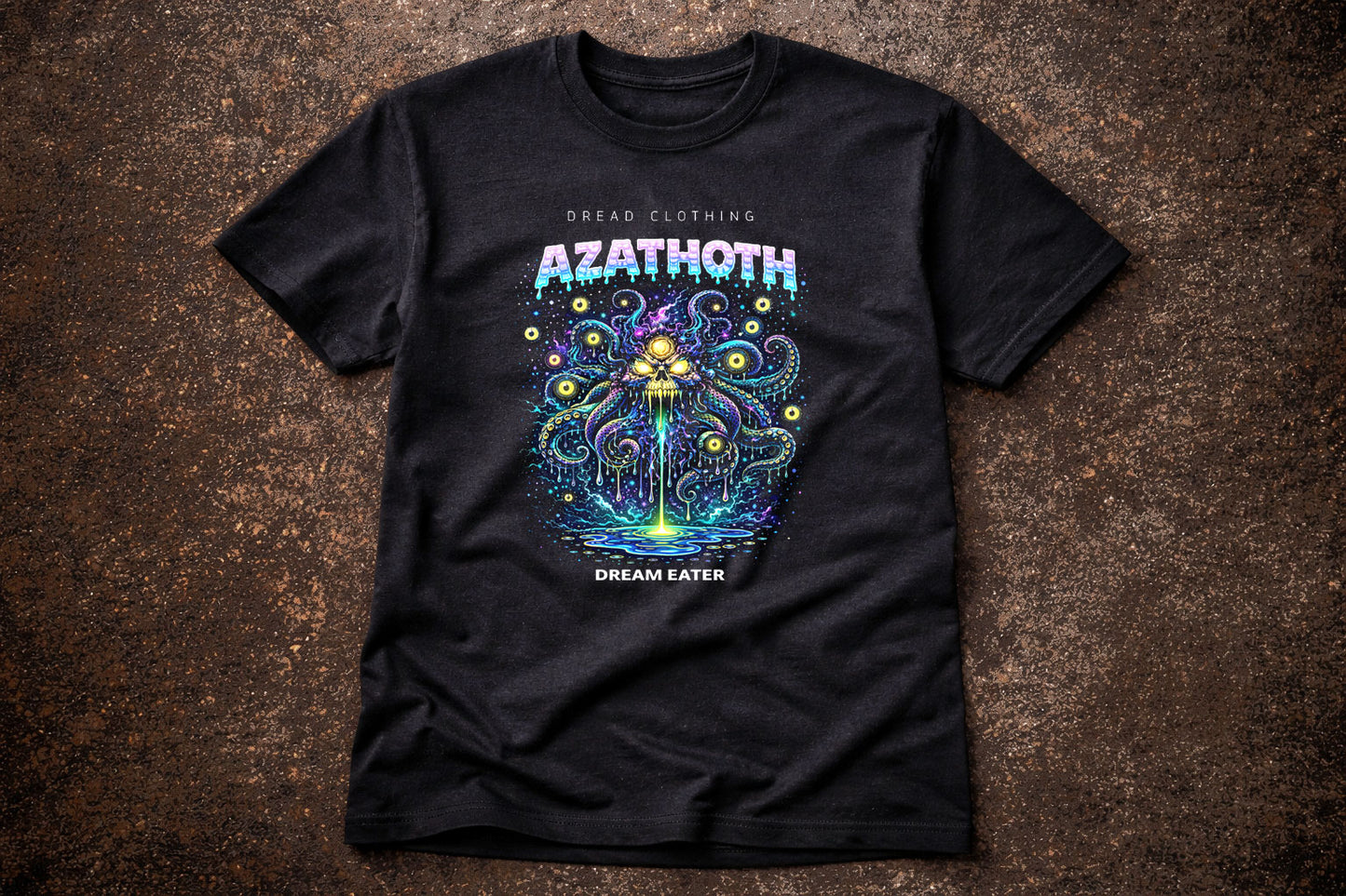 Azathoth Dream Eater Unisex Toxic Gothic Cosmic Horror Graphic T-Shirt