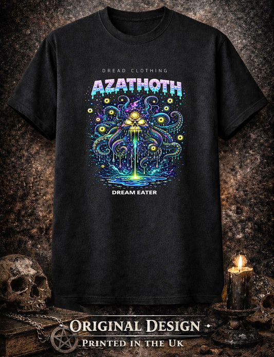Azathoth Dream Eater Unisex Toxic Gothic Cosmic Horror Graphic T-Shirt