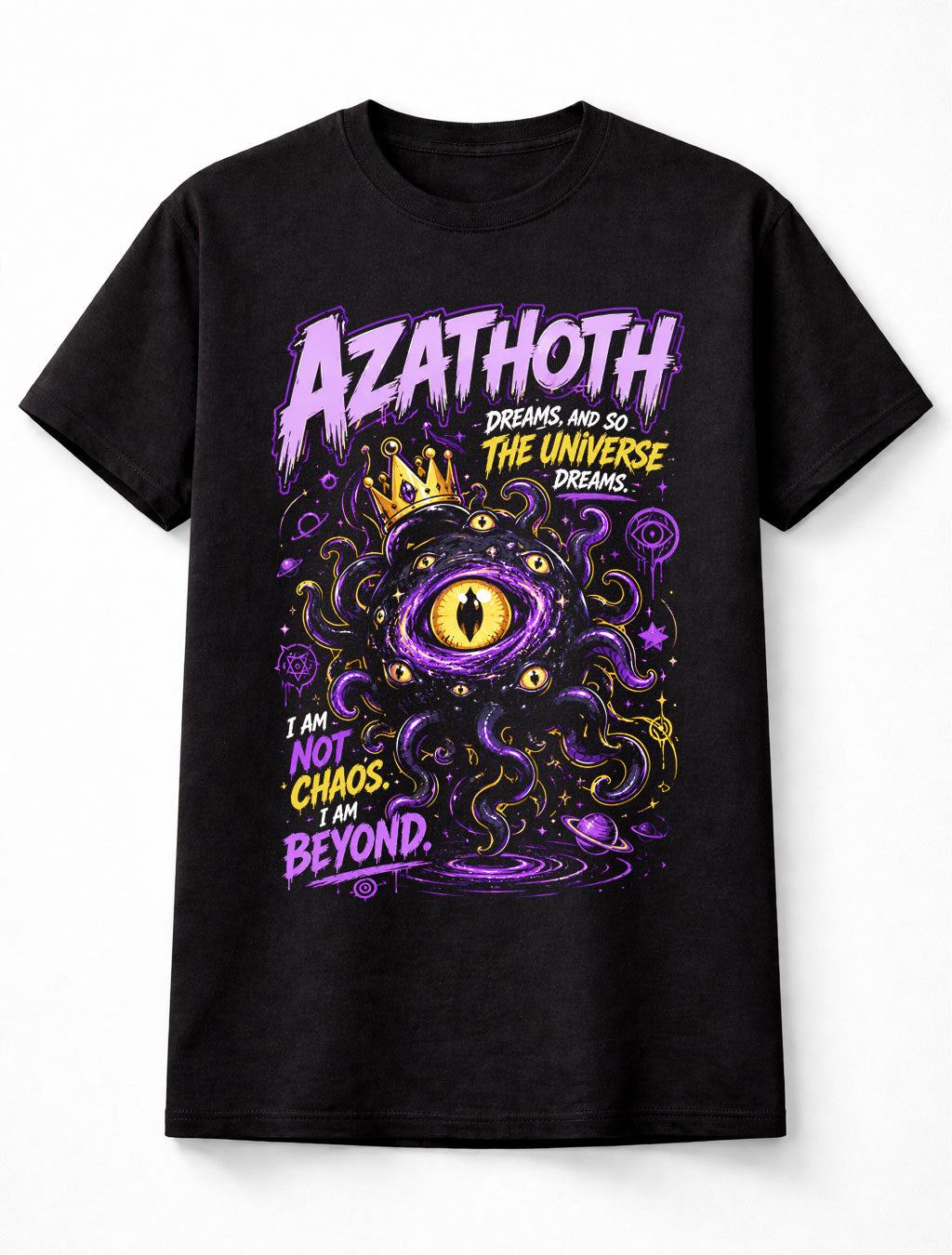 Azathoth Cosmic Horror Lovecraft Elder God Graphic Gothic Unisex T-Shirt