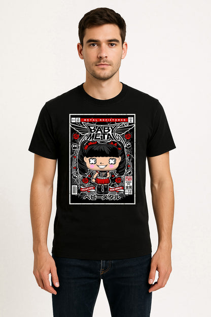 Babymetal Metal Resistance Kawaii Metal Funko Pop Style Unisex T-Shirt