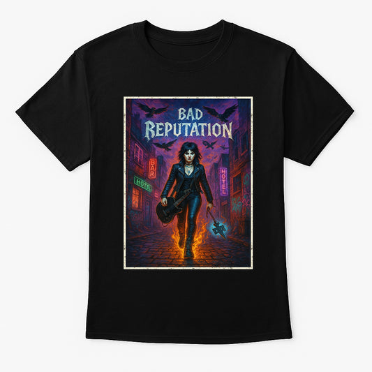 Joan Jett Bad Reputation Unisex T-Shirt Punk Rock Rebel Tee