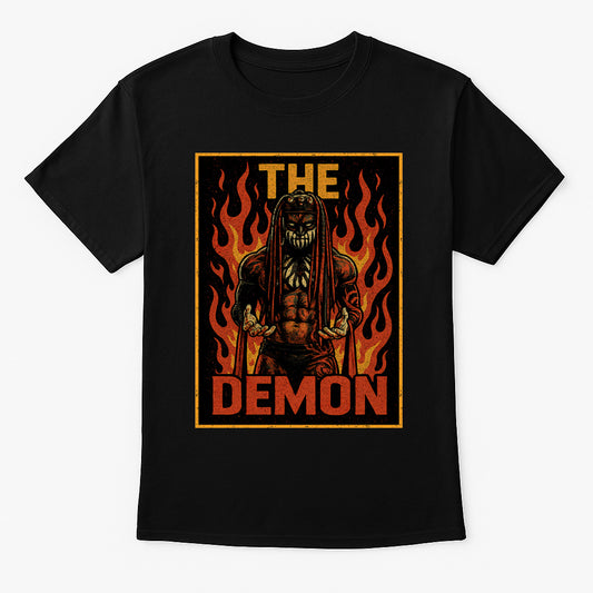 Finn Bálor “The Demon” Unisex T-Shirt Fire Design Graphic Tee