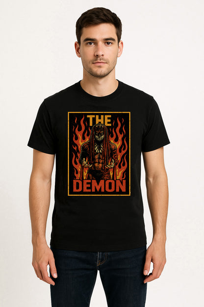 Finn Bálor “The Demon” Unisex T-Shirt Fire Design Graphic Tee