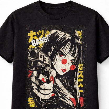 Bang Japanese Streetwear Cyberpunk Y2K Retro Techwear Manga Anime Adults & Kids Unisex T-Shirt