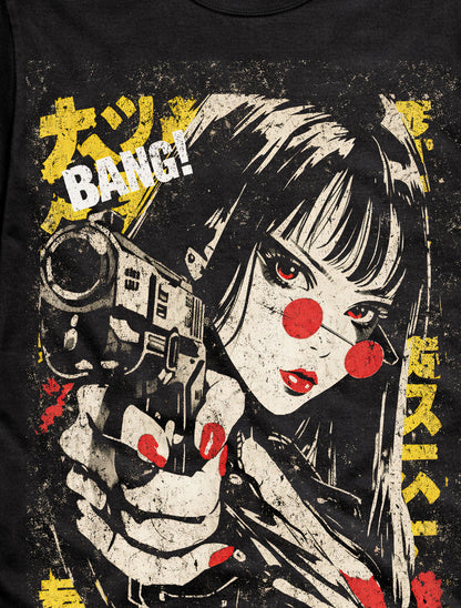 Bang Japanese Streetwear Cyberpunk Y2K Retro Techwear Manga Anime Adults & Kids Unisex T-Shirt