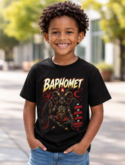 Baphomet Occult Goat Demon Gothic Dark Art Graphic Unisex T-Shirt