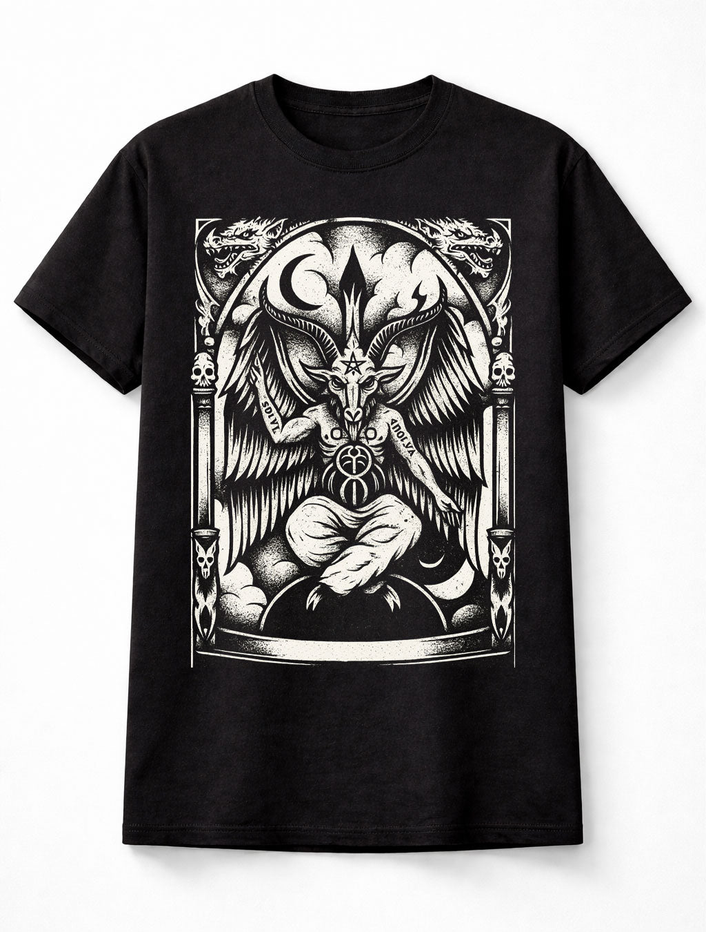 Baphomet Occult Satanic Gothic Demon Graphic Unisex T-Shirt