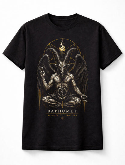 Baphomet Occult Demon Gothic Horror Pentagram Unisex T-Shirt