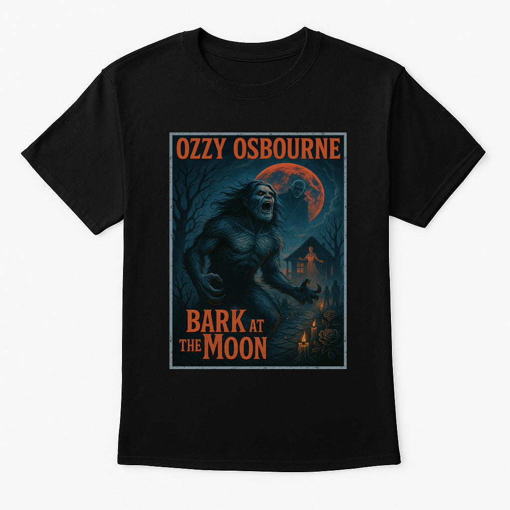 Ozzy Osbourne Bark at the Moon Unisex T-Shirt Classic Heavy Metal Tee