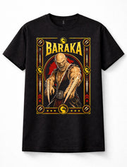 Mortal Kombat Baraka Tarkatan Warrior Fighting Game Black Unisex T-Shirt