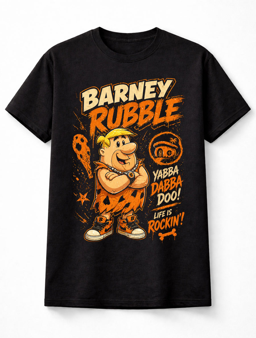 Barney Rubble The Flintstones Yabba Dabba Doo Cartoon Unisex T-Shirt