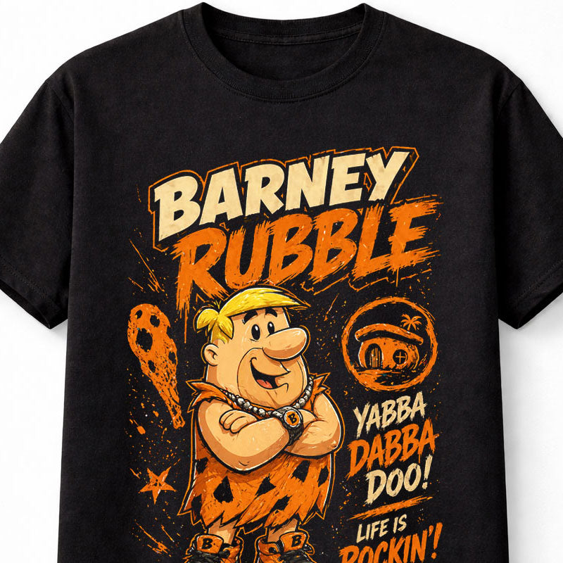 Barney Rubble The Flintstones Yabba Dabba Doo Cartoon Unisex T-Shirt