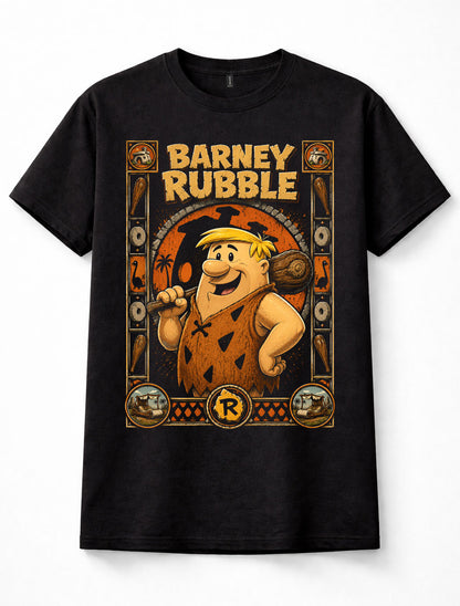 The Flintstones Barney Rubble Cartoon Graphic Tee Unisex T-Shirt