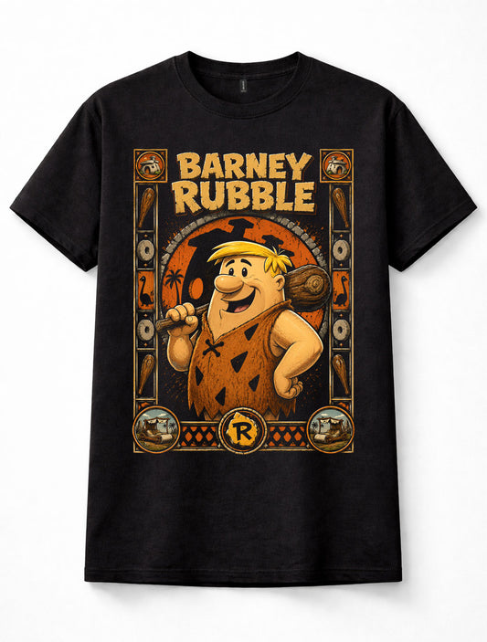 The Flintstones Barney Rubble Cartoon Graphic Tee Unisex T-Shirt