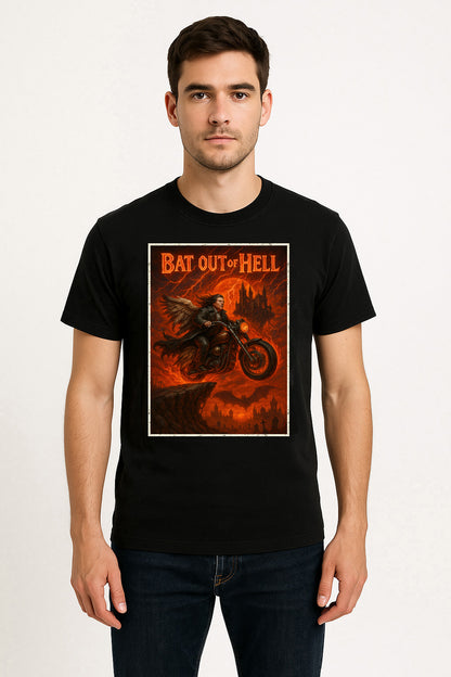 Meat Loaf Bat Out of Hell Unisex T-Shirt Classic Rock Album Art Tee
