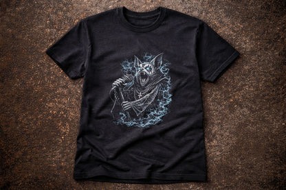 Bat Heavy Metal Rocker Unisex Graphic T-Shirt Gothic Singer Winged Music Tee