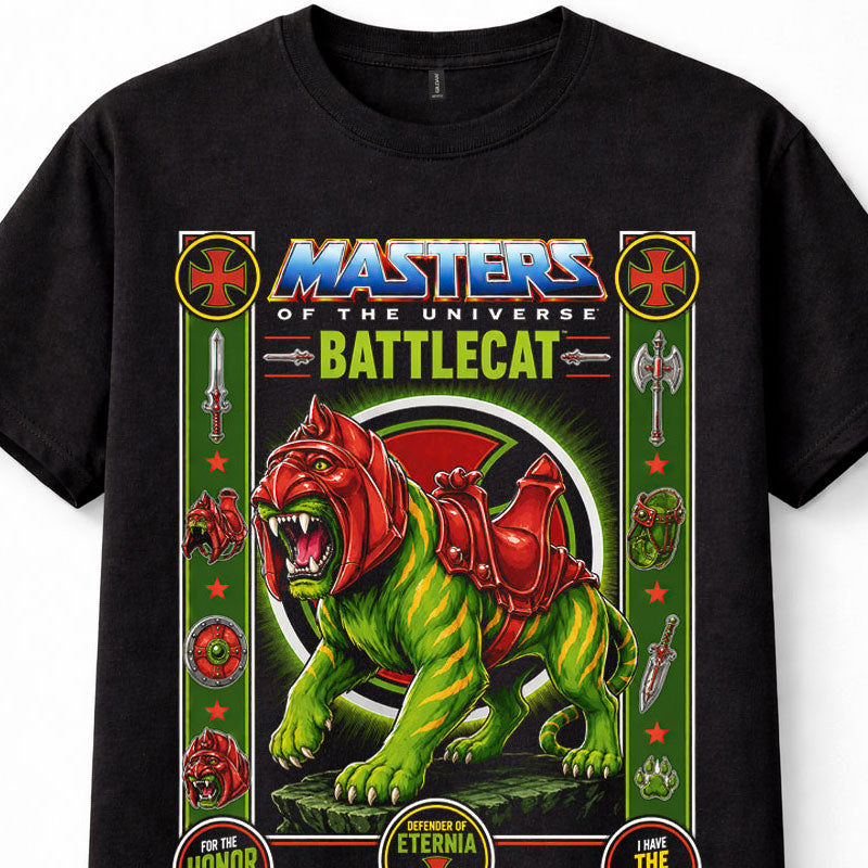 Masters of the Universe Battle Cat Eternia He-Man Fan Unisex T-Shirt