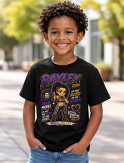 Bayley Role Model Cartoon Purple Gold WWE Wrestling Graphic Unisex T-Shirt