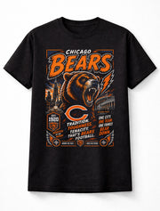 Chicago Bears NFL Football Bear Mascot Soldier Field Fan Gift Unisex T-Shirt