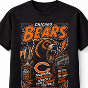 Chicago Bears NFL Football Bear Mascot Soldier Field Fan Gift Unisex T-Shirt