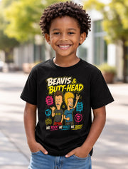 Beavis and Butt-Head MTV Cartoon Rock Metal Funny Graphic Unisex T-Shirt