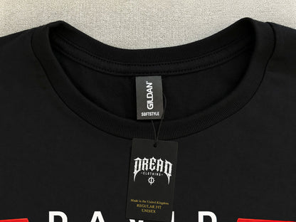 David Beckham Manchester United Number 7 Football Legend Black Unisex T-Shirt
