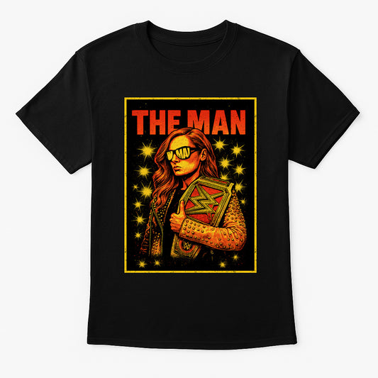 Becky Lynch The Man Retro Wrestling Unisex Adults & Kids T-Shirt