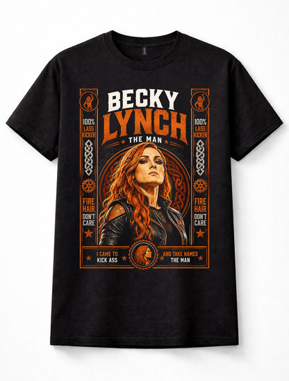 Becky Lynch The Man WWE Women's Wrestling Graphic Unisex T-Shirt