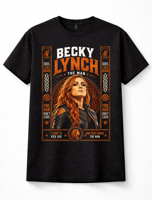 Becky Lynch The Man WWE Women's Wrestling Graphic Unisex T-Shirt