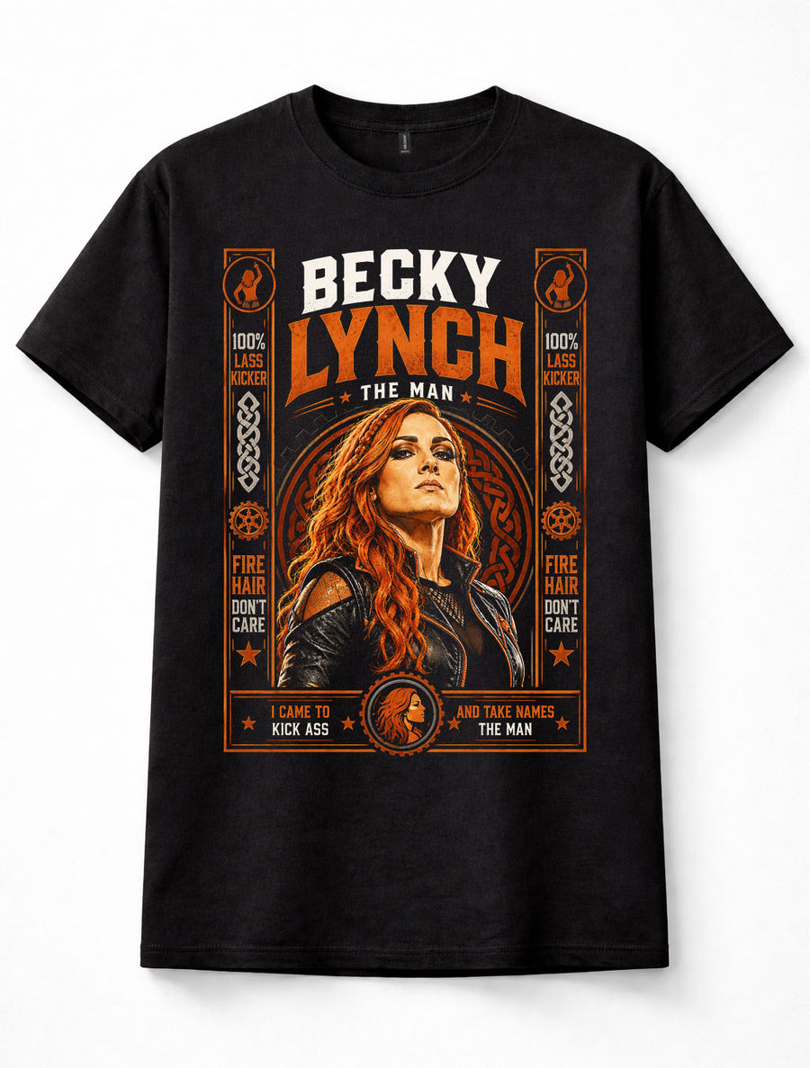 Becky Lynch The Man WWE Women's Wrestling Graphic Unisex T-Shirt