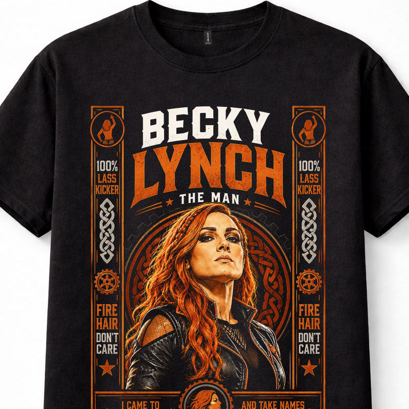 Becky Lynch The Man WWE Women's Wrestling Graphic Unisex T-Shirt