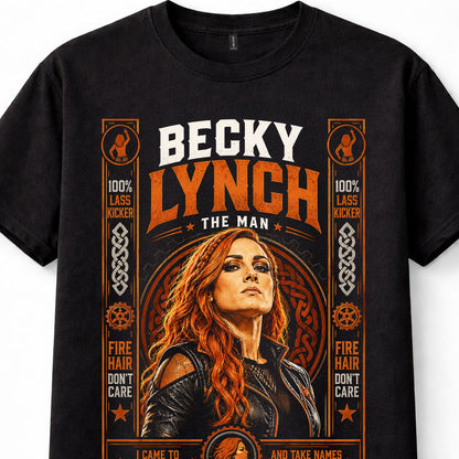 Becky Lynch The Man WWE Women's Wrestling Graphic Unisex T-Shirt