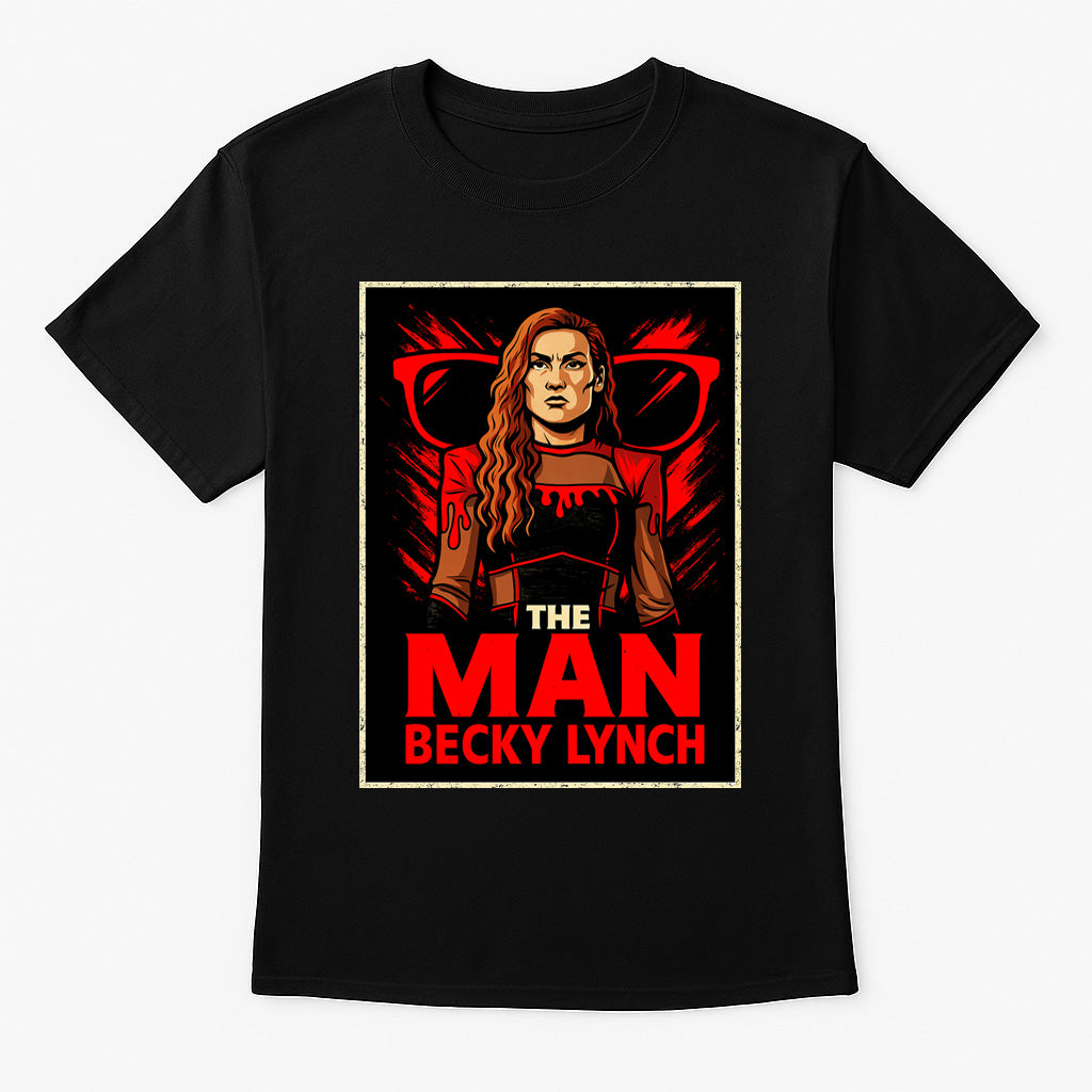 Becky Lynch The Man Retro Wrestling Unisex Adults & Kids T-Shirt