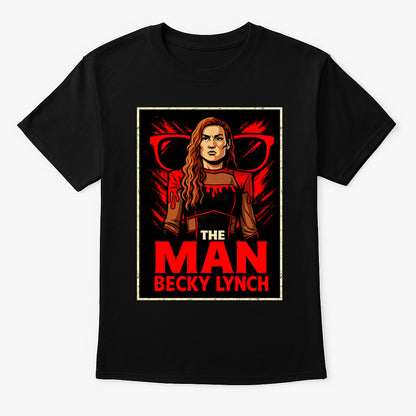 Becky Lynch The Man Retro Wrestling Unisex Adults & Kids T-Shirt