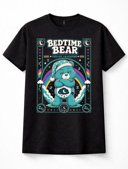 Bedtime Bear Care Bears Funny Sleeping Bear Unisex T-Shirt