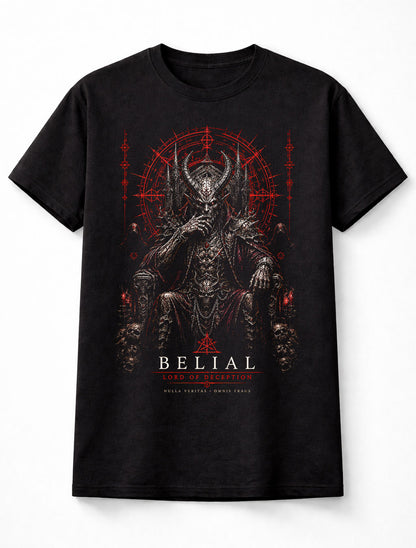 Belial Lord of Deception Demon Gothic Horror Metal Unisex T-Shirt