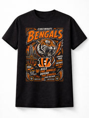 Cincinnati Bengals NFL Tiger Mascot Football Fan Gift Unisex T-Shirt