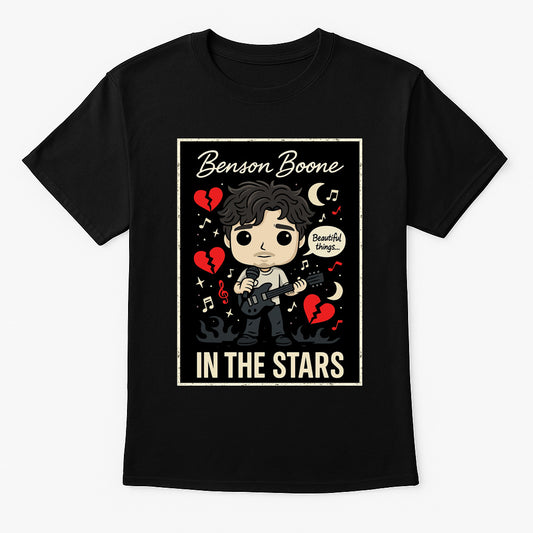 Benson Boone In The Stars Pop Funko Pop Style Unisex T-Shirt