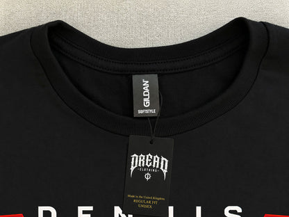 Dennis Bergkamp Arsenal FC Number 10 Football Legend Black Unisex T-Shirt