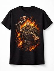 Viking Berserker Warrior Axe Norse Valhalla Graphic Unisex T-Shirt