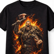 Viking Berserker Warrior Axe Norse Valhalla Graphic Unisex T-Shirt