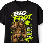 Bigfoot Sasquatch Keep It Wild Funny Cryptid Legend Unisex T-Shirt