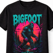 Bigfoot Hide And Seek World Champion Sasquatch Retro Unisex T-Shirt