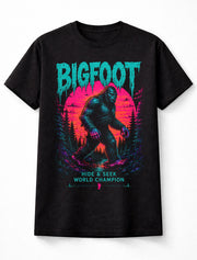 Bigfoot Hide And Seek World Champion Sasquatch Retro Unisex T-Shirt